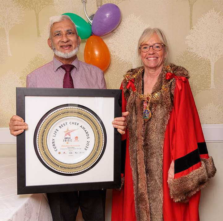 Dave with Mayor of Bridgnorth Karen Sawbridge