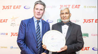 Sir Keir Starmer MP & Dave Miah Himalaya Restaurant