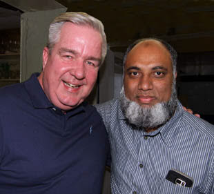 Chris Williams & Head Chef Farum Miah