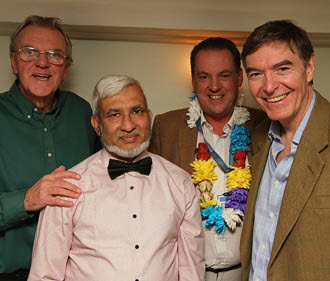 Councillor Les Winwood, Dave Miah, Councillor William Parr, Philip Dunne MP