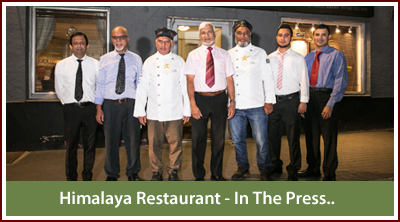 Himalaya Restaurant Bridgnorth - In The Press..
